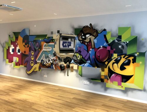 Retro Game Mural 2020